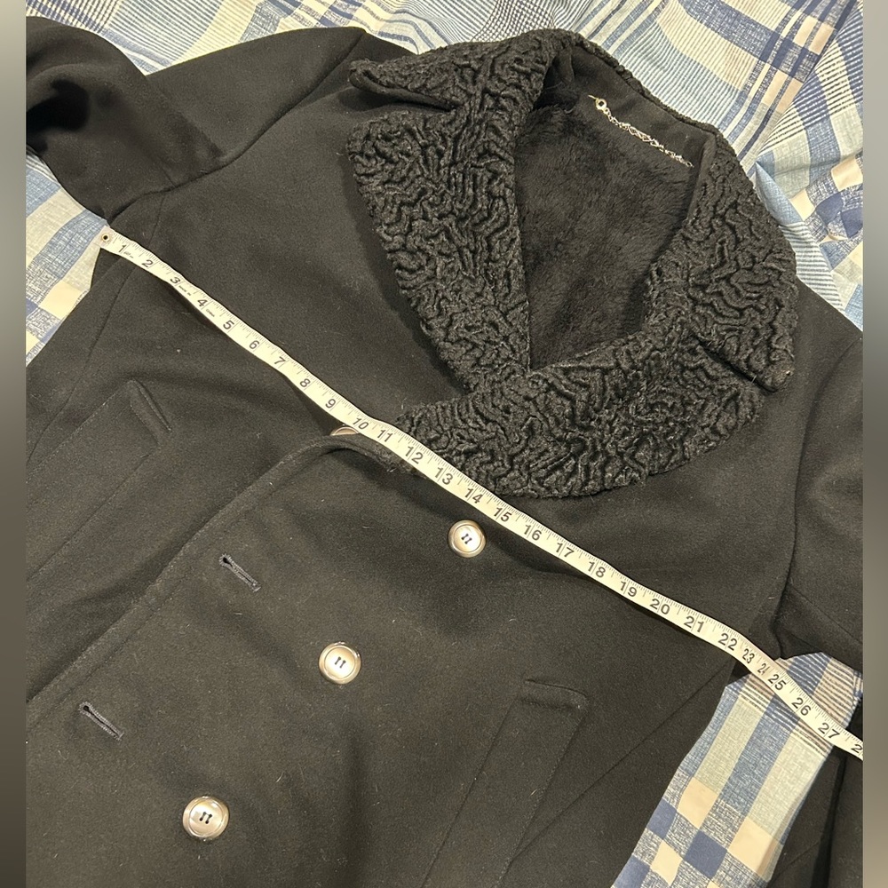 Wool coat- HEAVY Great WesternlROBITSHEK SCHNEIDER •MINNENPOLS Borg Pile - Picture 5 of 13